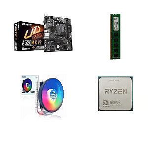 KIT UPGRADE RYZEN 3 3200G A520M GIGABYTE 8GB DE RAM