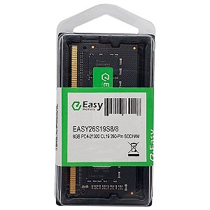 MEMORIA DE NOTEBOOK 16GB 3200MHZ PC4 CL22 EASY32S22S8/16 EASY MEMORY