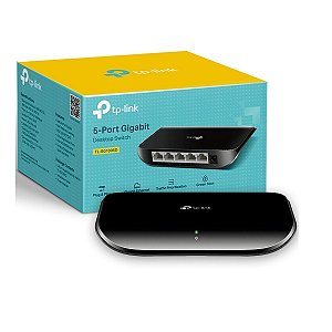 HUB SWITCH 5 PORTAS 10/100/1000MPBS GIGA TL-SG1005D TP-LINK