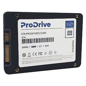 HD SSD 120GB PROSATA301/120G PRODRIVE