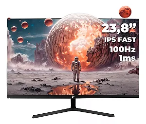 MONITOR GAMER  23,8 POLEGAS GAMING SERIES 100HZ 1MS  IPS FAST FULL HD HDMI VGA D-238G/100H GRASEP