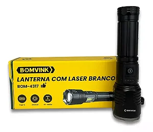 LANTERNA LAMPADA LED BATERIA RECARREGAVEL BOM-4317 BOMVINK