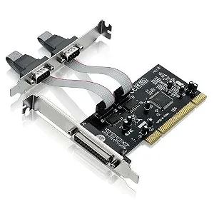 PLACA PCI COM 2 SAIDA SERIAL 1 PARALELA DP-06 DEX