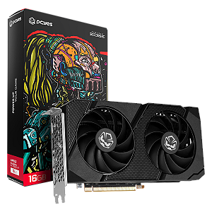 PLACA DE VIEDO RX 7600XT 16GB AMD RADEON GDDR6 128 BITS PROJETO EDGE PVR760016GBPEDF PC YES