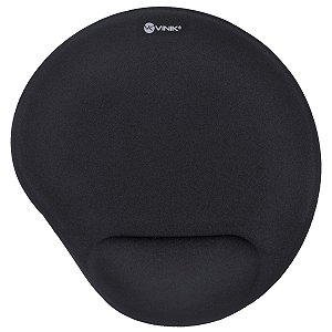 MOUSE PAD COM APOIO DE PULSO EM GEL MPG-10P PRETO VINIK