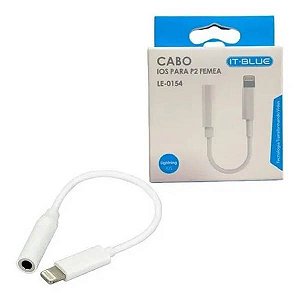 ADAPTADOR LIGHTING PARA P2 IPHONE LE-0154 IT-BLUE