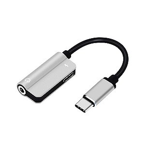 CABO ADAPTADOR CONVERSOR USB-C PARA P2 KP-AD002 KNUP
