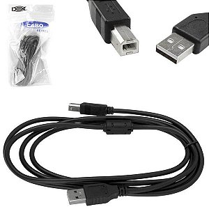 CABO IMPRESSORA USB 5 METROS C-50 DEX