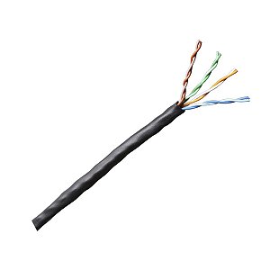 CABO DE REDE CAT5 PRETO CFTV O METRO