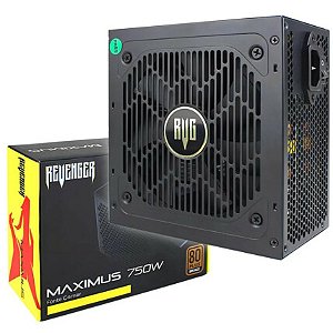 FONTE GAMER 750W ATX 80 PLUS BRONZE FO-MAX03 REVENGER