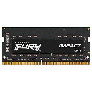 MEMORIA DE NOTEBOOK 16GB 3200MHZ CL20 KF432S20IB/16 FURY IMPACT KINGSTON
