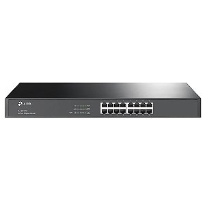 HUB SWITCH 16 PORTAS TL-SG1016 RACKMOUNT 100/1000 TP-LINK
