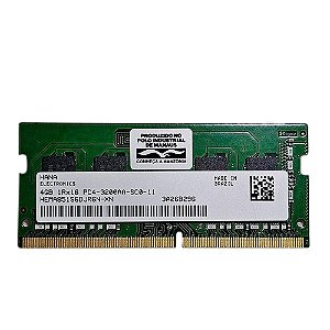 MEMORIA NOTEBOOK DDR4 4GB 3200Z PC4 HANA ELETRONICS