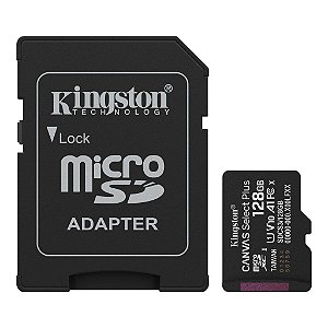 CARTAO DE MEMORIA 128GB CANVAS SELECT PLUS 100MB/S SDCS2/128GB KINGSTON