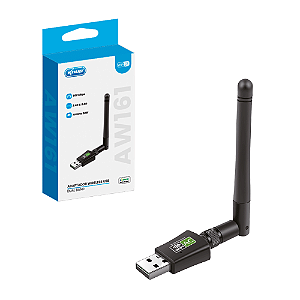 ADAPTADOR USB WIRELESS DUAL BAND 5G 2,4GHZ 600MBPS KP-AW161 KNUP