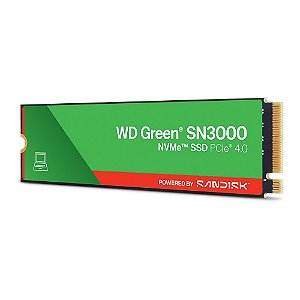 HD SSD M.2 NVME 500GB SN3000 PCI 4.0 GREEN WDS500G4G0E-00CPS0 WESTERN DIGITAL