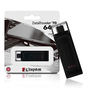 PENDRIVE 64GB DATATRAVELER 70 USB-C 3.2 DT70/64GB KINGSTON