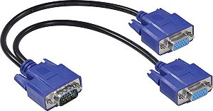 CABO Y VGA MACHO X 2 VGA FEMEA AVY-1M/2F VINIK
