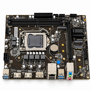 PLACA MAE H511 LGA 1200 DDR4 1 M.2 NVME 1 M2 NGFF 1 SLOT WIFI 2 HDMI 1 DISPLAYPORT USB 3.0 (10 e 11 GERAÇÃO) CREATIVE