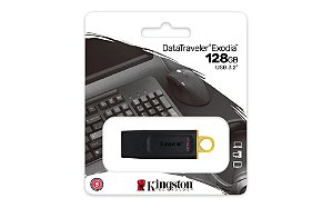 PENDRIVE 128GB USB 3.2 DATA TRAVELER EXODIA DTX/128GB KINGSTON
