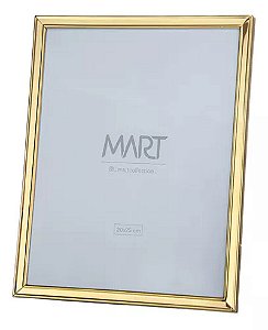 Porta Retrato Dourado Em Metal 20X25 - Mart