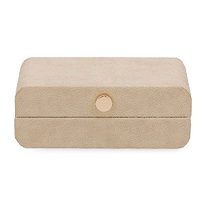 Caixa Decorativa P Em Mdf Com Revestimento Couro Pu - Mart