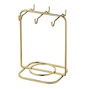 Suporte Porta Xícara E Pires Dourado - Cantinho Do Café