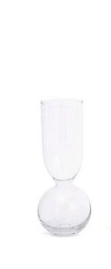 Vaso Em Vidro Transparente P Altura 26cm - Mart