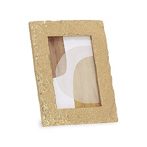 Porta Retrato Dourado Em Polirresina 10X15 - Mart