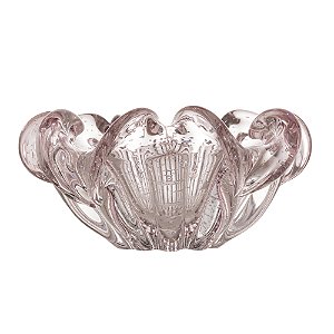 Vaso De Vidro Italy Rosa Claro 21cmX9cm - Wolff
