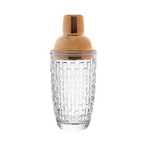 Coqueteleira De Vidro Com Tampa Dourada Chess 380ML - Wolff