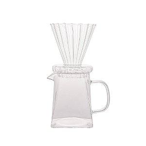 Cafeteira E Suporte Para Filtro Vidro 500ml - Wolff