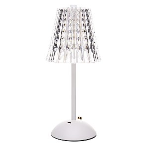 Luminária De Mesa Led 3 Tons Usb Leumina Branca - Wolff