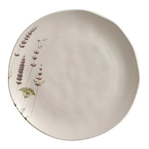 Prato Raso Orgânico Lavanda Ø26,5cm - Porto Brasil