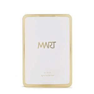 Porta Retrato Em Metal Dourado 10x15 CM - Mart