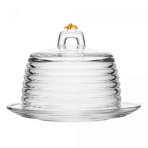 Queijeira Little Bee 19cm x 19cm x 13,5cm Cristal – Lyor
