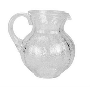 Jarra De Acrilico Com Detalhes Em Bolhas- 22 CM - Entrecasa