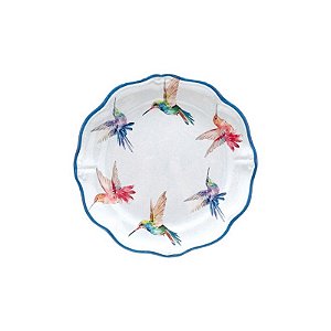 Prato Para Almoço Em Melanina Com Desenho Pássaros-Entrecasa