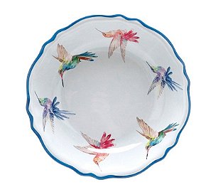Saladeira Em Melanina Com Desenho De Pássaros - Entrecasa