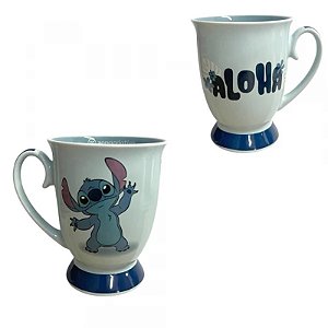 Caneca Royal 300ML Stitch Aloha - Zonacriativa