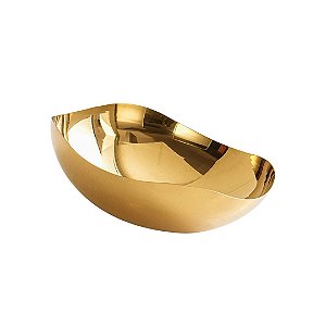Tigela De Inox Dourada - Tam P - Lilian Design
