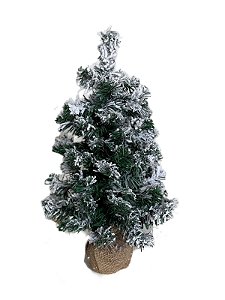 Mini Árvore De Natal Nevada 55cm – Compacta E Charmosa