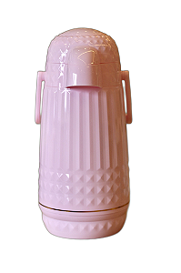 Garrafa Térmica Valentina Rosa 1L - Elegância E Eficiência