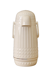 Garrafa Térmica Valentina Branca 1L - Elegância E Eficiência