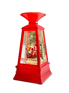 Globo de Neve de Natal c/ Led Pilhas 3AA - 21cm - Tokdacasa