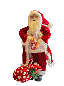 Papai Noel Em Pé - 45cm - Tokdacasa