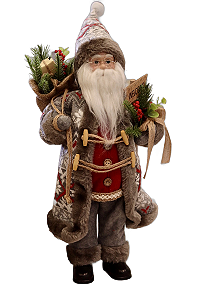 Papai Noel Em Pé (Welcome) - 45cm - Tokdacasa