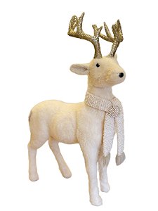 Rena De Natal Em Pé - 78cm - Tokdacasa