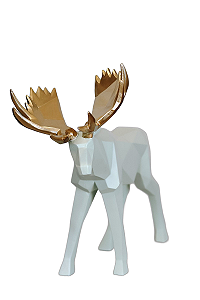 Alce Decorativo Natal e Inverno - 36cm - Tokdacasa