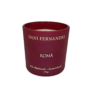 Vela Perfumada Aroma Roma - 170g - Dani Fernandes